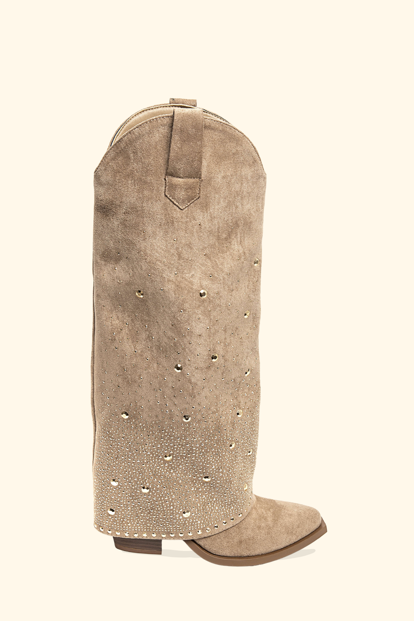 BOTTES REVERS STYLE SANTIAGS MILY  - TAUPE