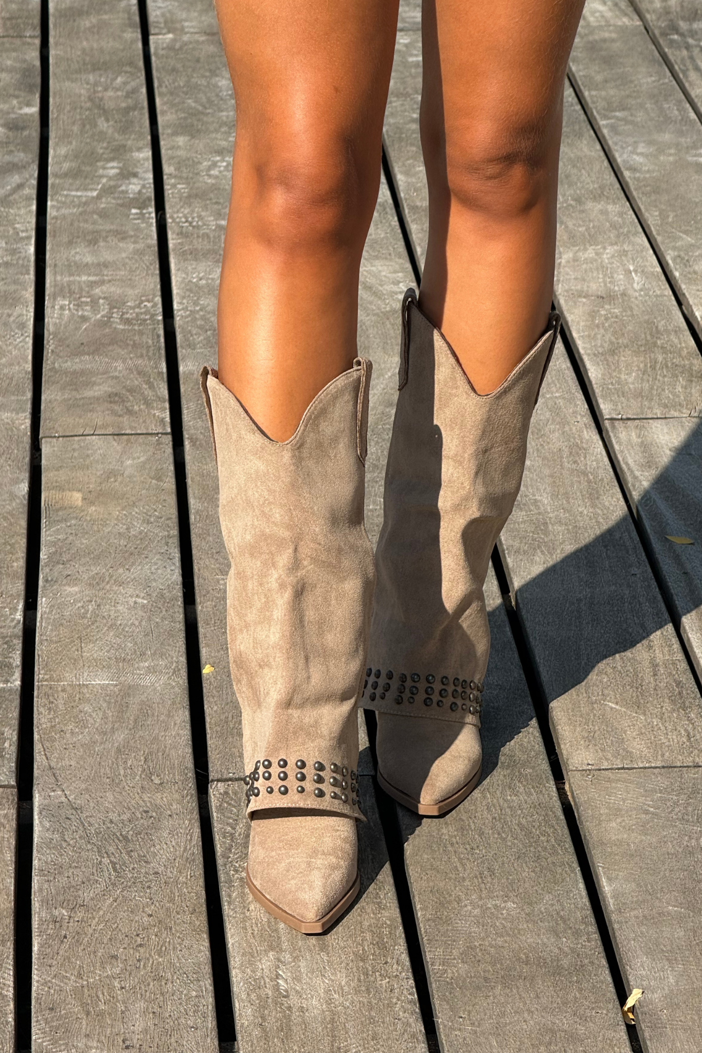 BOTTES SANTIAGS LILIE - BEIGE