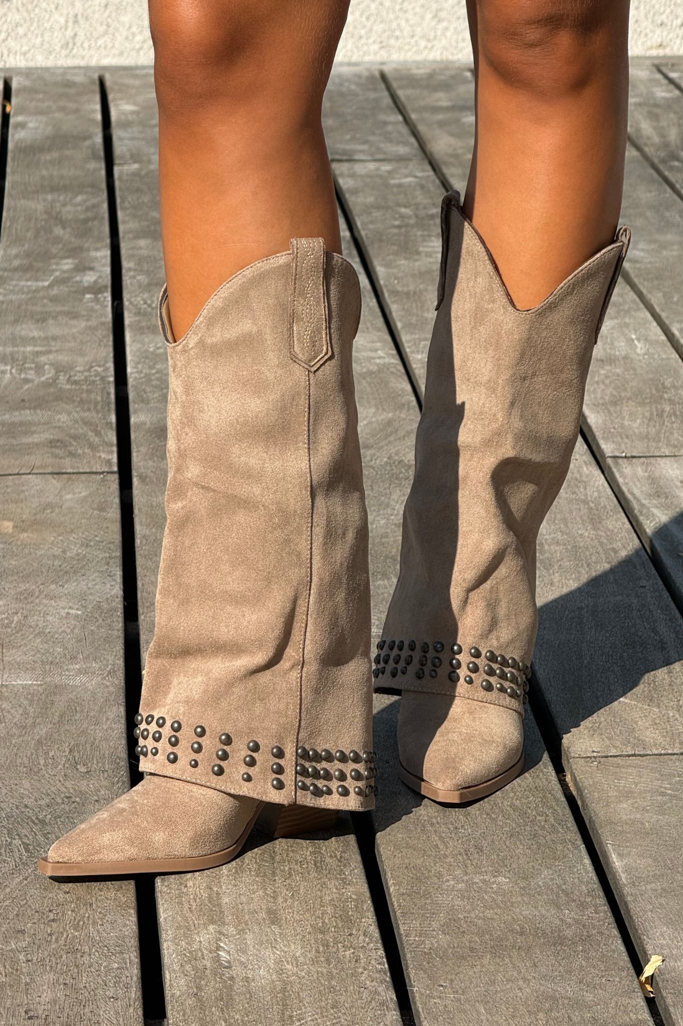 BOTTES SANTIAGS LILIE - BEIGE