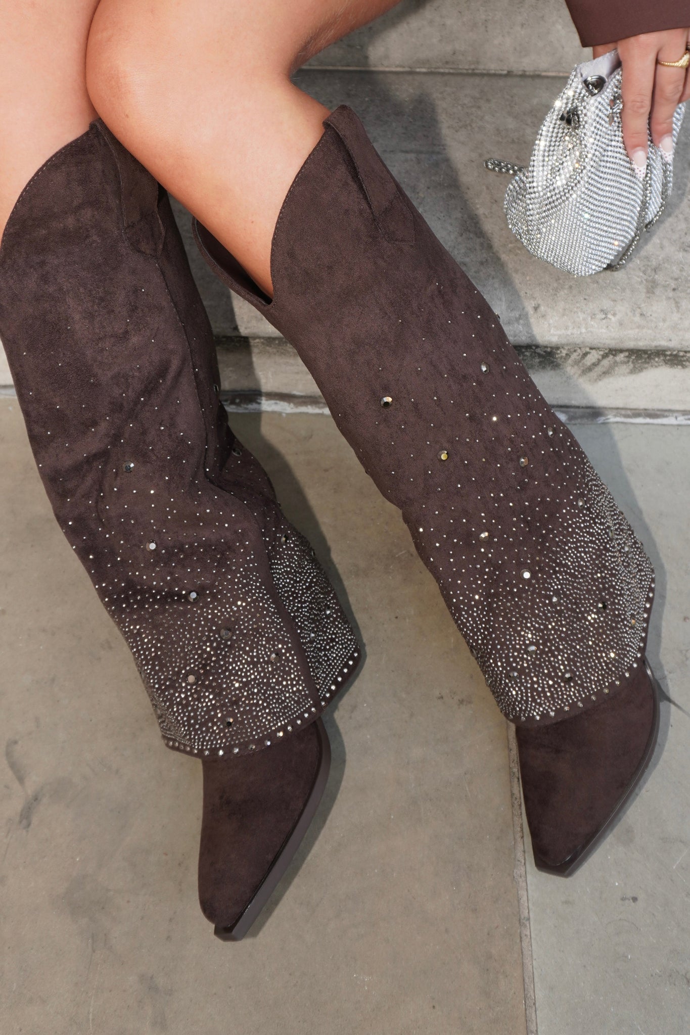 BOTTES REVERS STYLE SANTIAGS MILY - MARRON