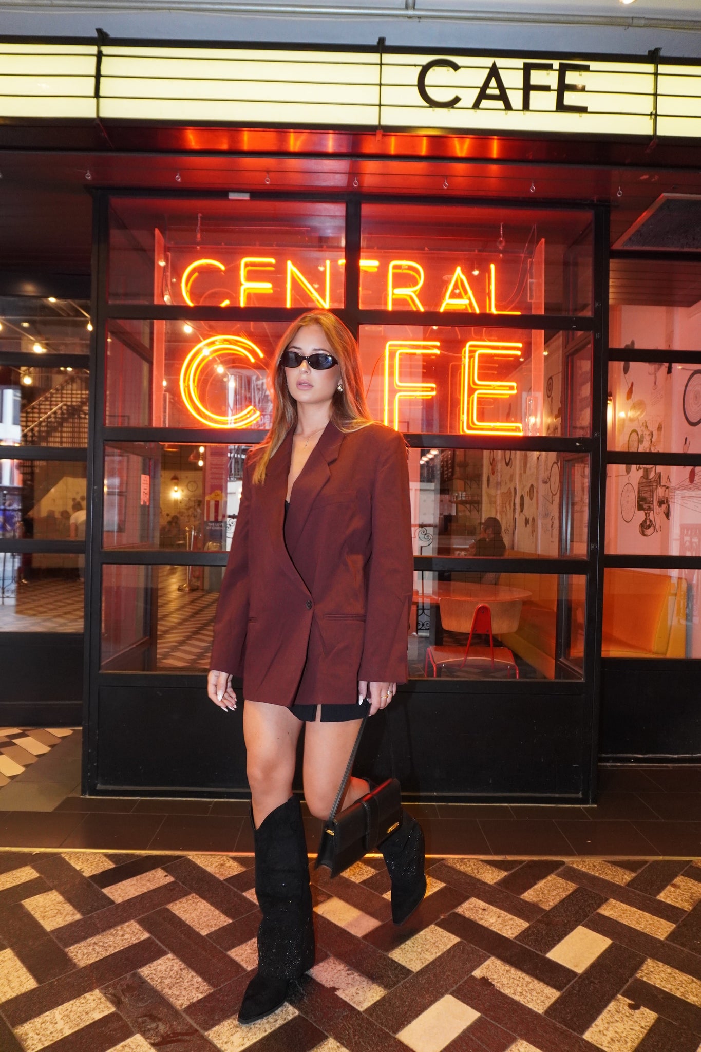 BOTTES REVERS STYLE SANTIAGS MILY  - NOIR